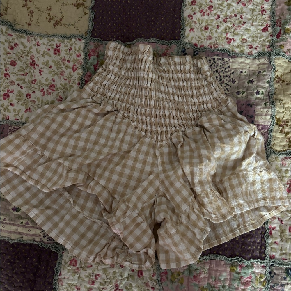 Gingham Checkered Women's Shorts